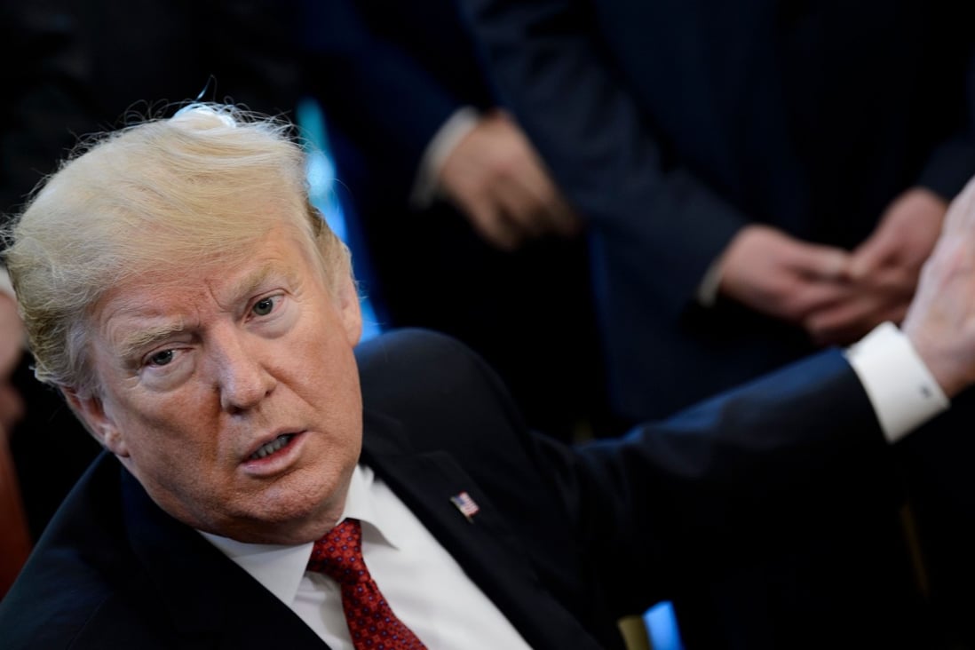 US President Donald Trump signed on Monday an executive order that sets out a national strategy for artificial intelligence. Photo: Agence France-Presse