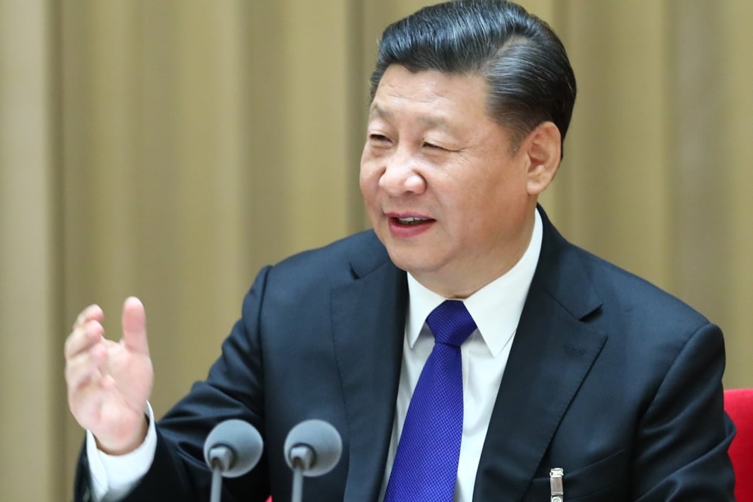 The Xuexi Qiangguo app serves as a news aggregation platform for articles, short video clips and documentaries about President Xi Jinping’s political philosophy. Photo: Xinhua