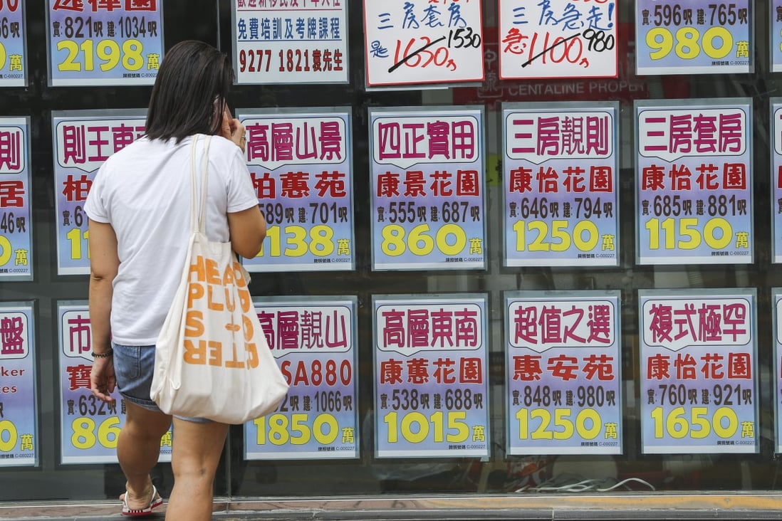Hong Kong rental prices have slipped for five consecutive months starting in August. Photo: Edward Wong