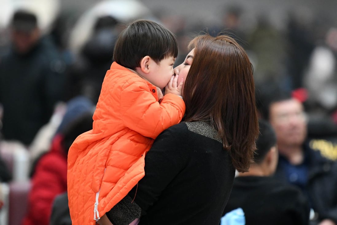 China’s family planning policy has been questioned as fines apply to couples having a third child despite falling fertility rates. Photo: Xinhua