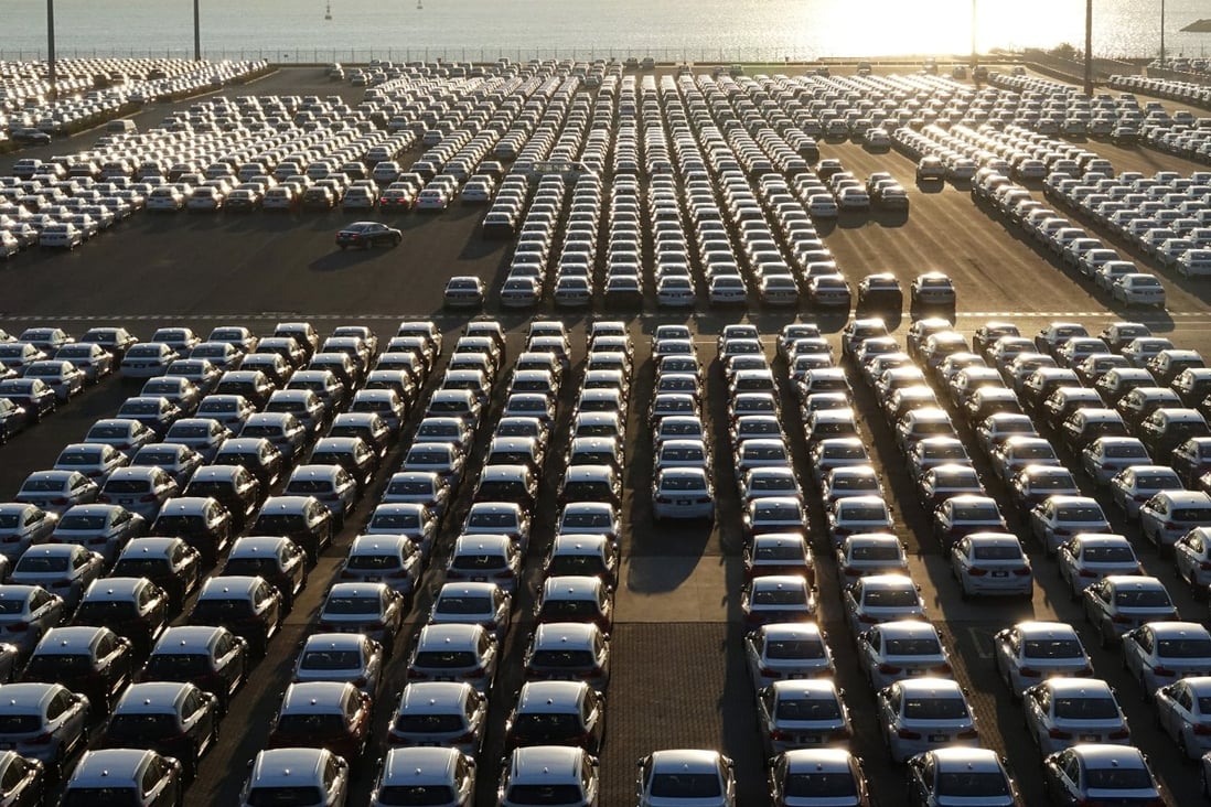 Data from the China Association of Automobile Manufacturers showed that there was a 15.8 per cent decline in total vehicle sales in China in January to 2.37 million units. Photo: Reuters