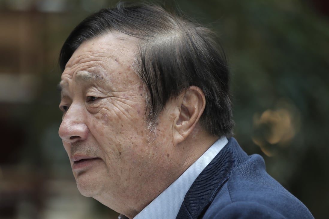 Ren Zhengfei, founder and CEO of Huawei, listens to reporters in Shenzhen on January 15. That day, he said he trusted the US justice system to be fair towards his daughter Meng Wanzhou. He now says the case against her is “politically motivated”. Photo: AP