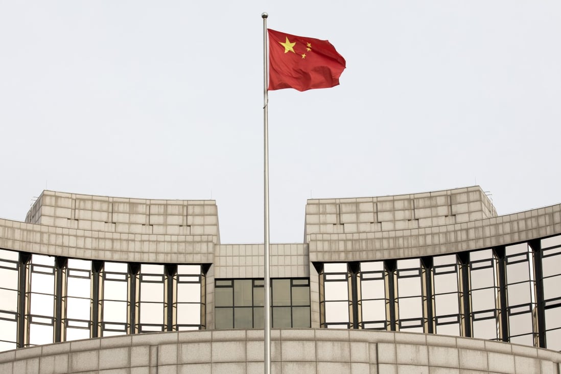 The People’s Bank of China (PBOC), China’s central bank, said on Friday that new yuan loans surged to 3.23 trillion yuan (US$476.97 billion) last month. Photo: Bloomberg