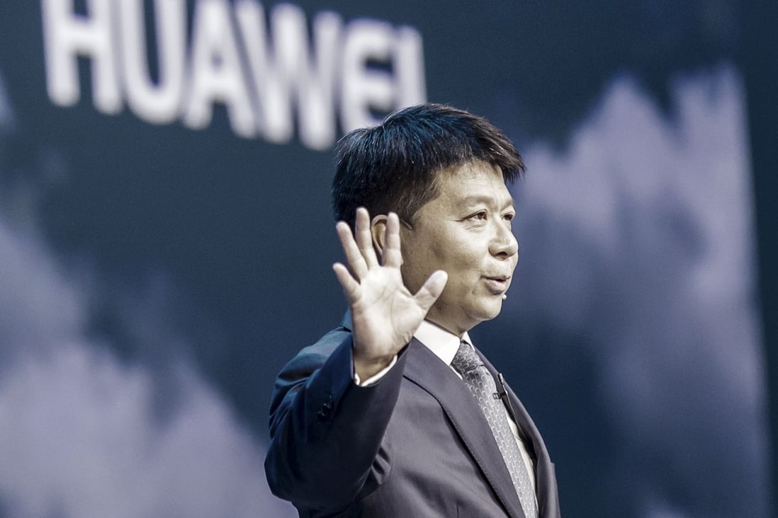 Guo Ping, rotating chairman at Huawei Technologies, will deliver a keynote speech on intelligent connectivity at MWC Barcelona, the world’s largest exhibition for the mobile industry. Photo: Bloomberg