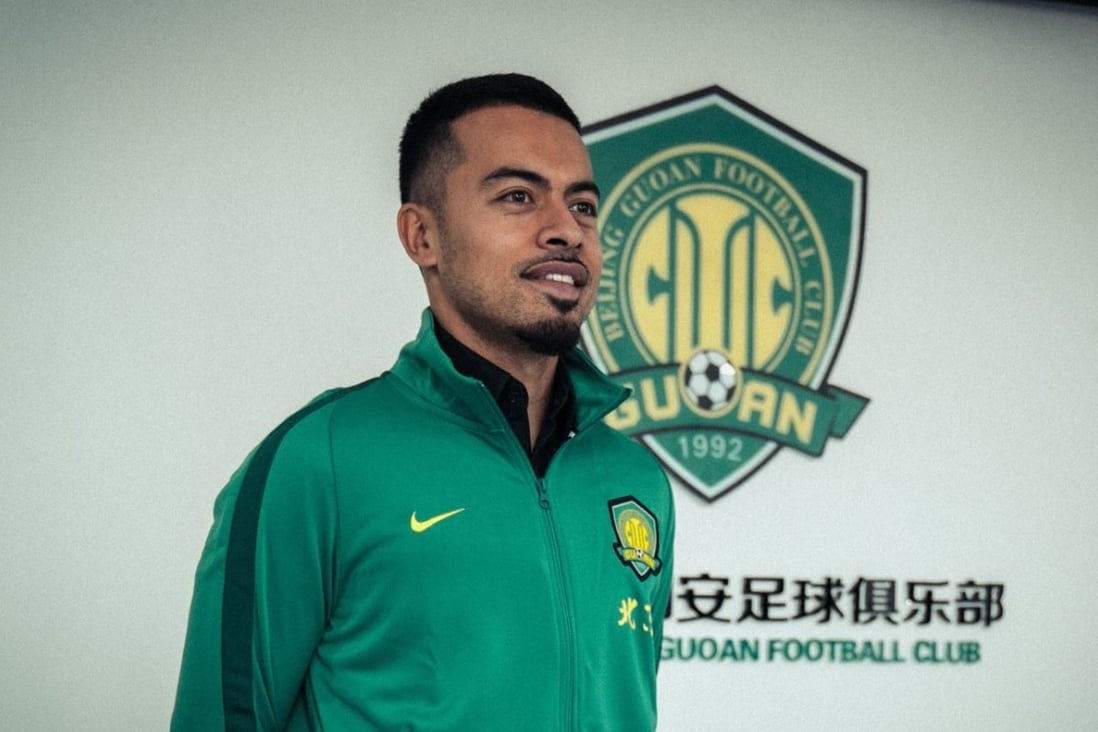 Beijing Guoan’s Nico Yennaris is among the naturalised players who will have to wait to make their debut in the CSL. Photo: Twitter