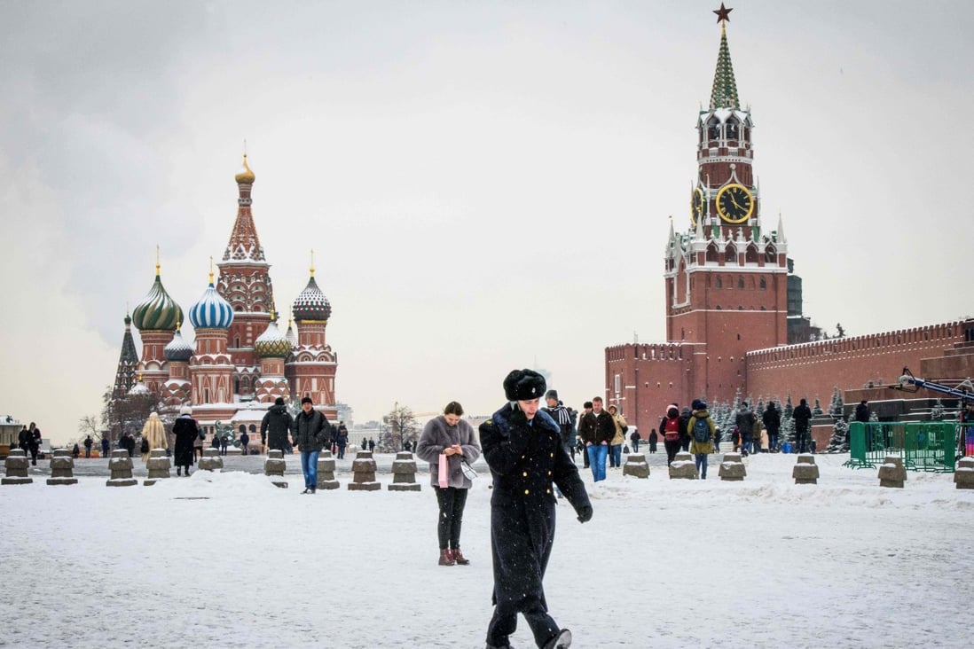 St Basil’s Cathedral and the Kremlin on Red Square in Moscow. Photo: AFP