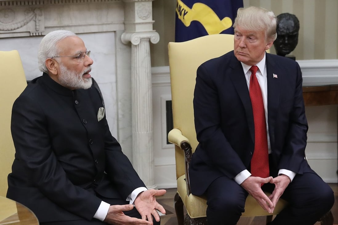 Indian Prime Minister Narendra Modi and US President Donald Trump. Photo: Bloomberg