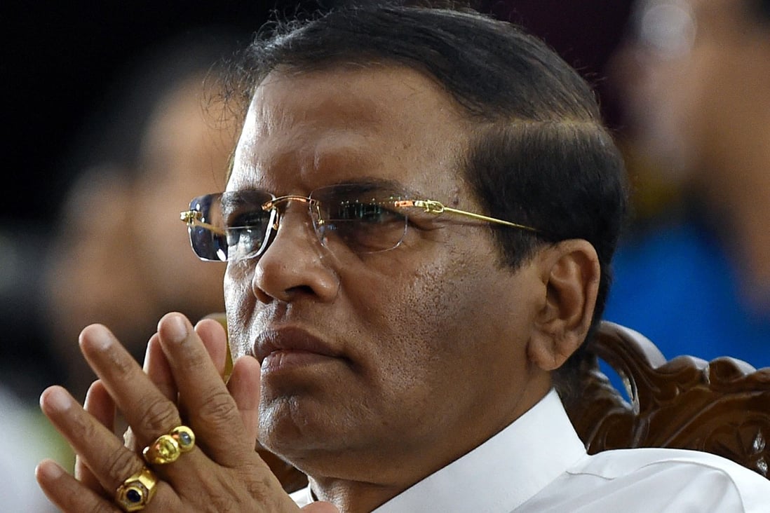 Sri Lankan President Maithripala Sirisena. Photo: AFP