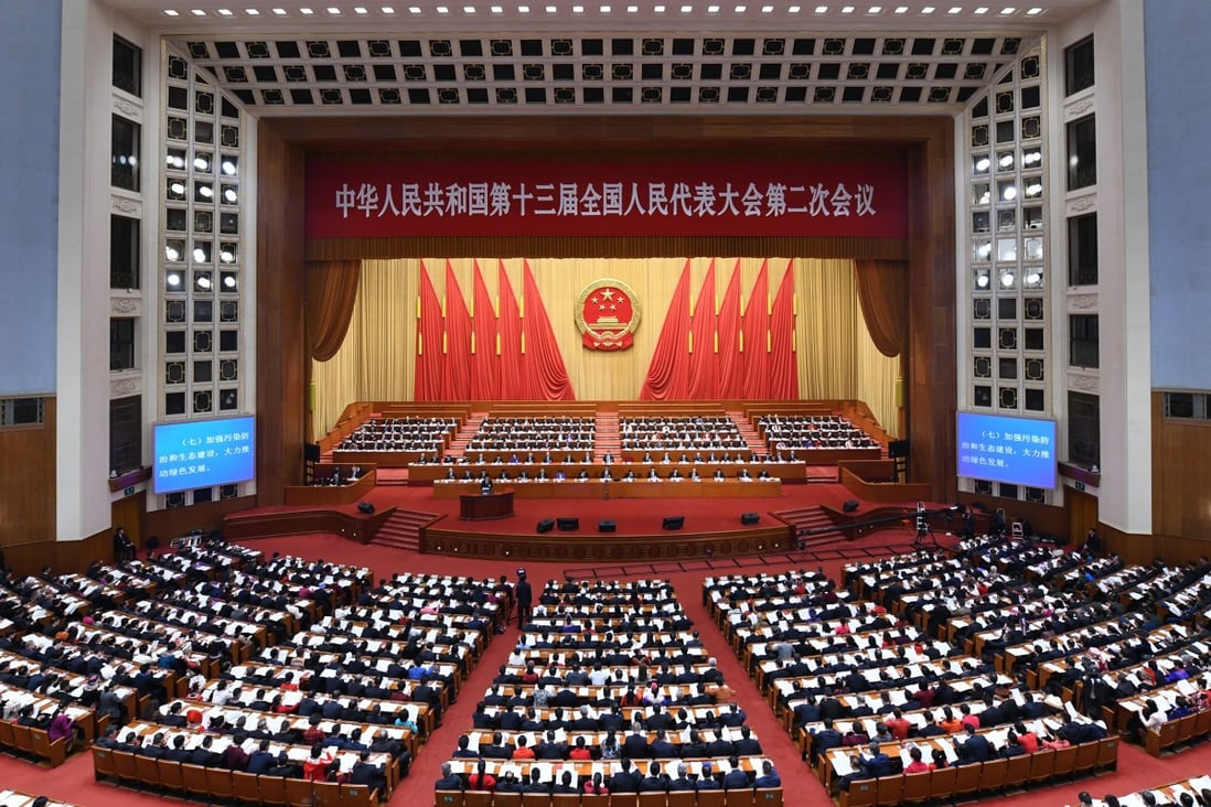 China’s draft foreign investment law will be debated for a full day on Sunday during the National People’s Congress in Beijing. Photo: Xinhua