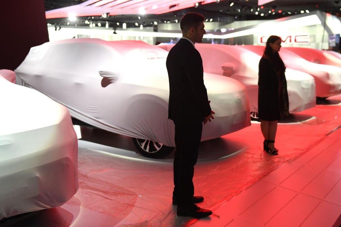 GAC Motor’s area during the North American International Auto Show at the Cobo Center in Detroit, Michigan on January 13, 201. Photo: Agence France-Presse