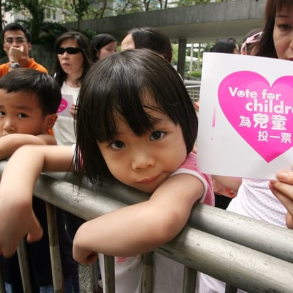 Groups have been campaigning for a children's commission for two decades.Photo: Martin Chan