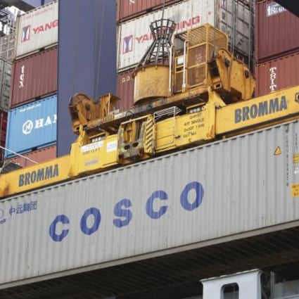 China Cosco's first-half net loss was much greater than the same time last year but the result was not a surprise. Photo: Bloomberg