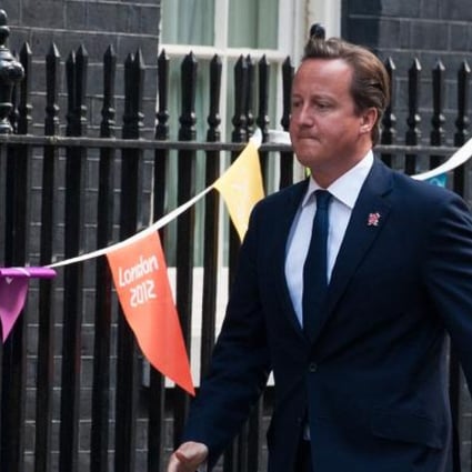  Britain's Prime Minister David Cameron arrives at 10 Downing Street in central London before announcing his first cabinet reshuffle. Photo: AFP