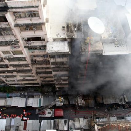 Blocked staircases have been identified as the main reason for the high death toll in the Mong Kok blaze that claimed nine lives last November. Photo: David Wong