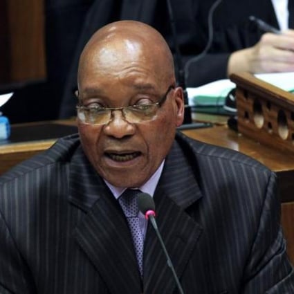South African President Jacob Zuma. Photo:AFP
