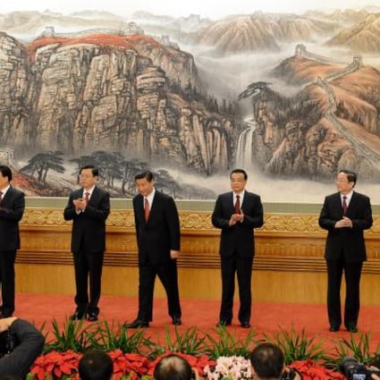 The Communist Party of China's new Politburo Standing Committee.
