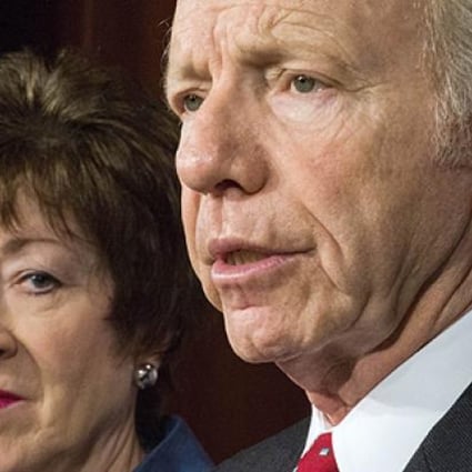 US Senators Joe Lieberman (right) and Susan Collins said in a report that security at the Benghazi mission was seriously lacking. Photo: AFP