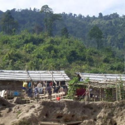 Bomb shelters built by Kachin refugees, at the Je Yang IDP camp, near Laiza, northeastern Myanmar. Photo: AP
