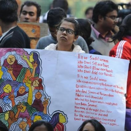 Protesters demand better protection for women in India, a country where a rape is said to occur every 30 minutes. Photo: AFP