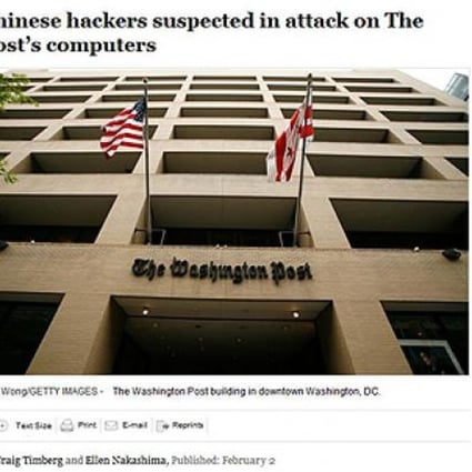 The Washington Post said it detected a cyberattack in 2011.