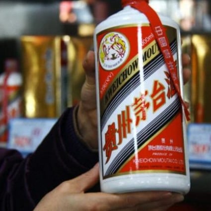 A bottle of Kweichow Moutai, Chinas national liquor