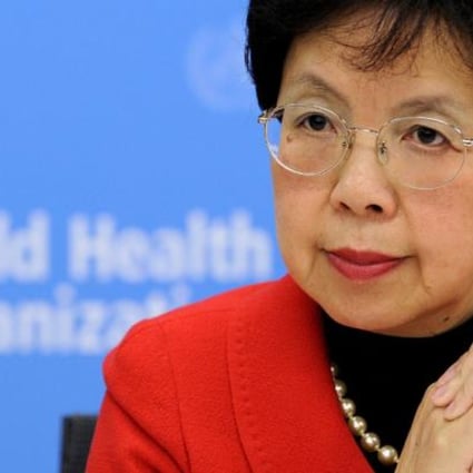 World Health Organisation (WHO) Director General Margaret Chan Fung Fu-chun. Photo: AFP