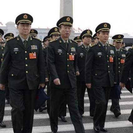 General Liu Yazhou warned that combat effectiveness of the People's Liberation Army will be ruined if military leaders become obsessed with materialism. Photo: Xinhua