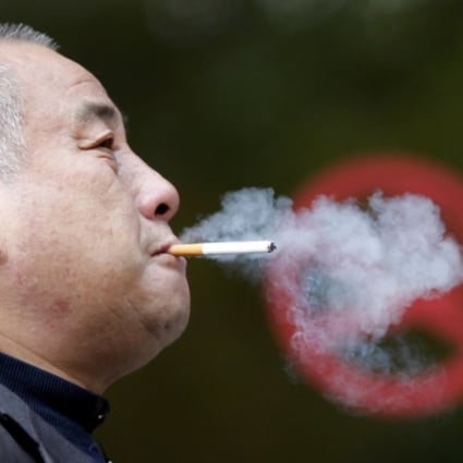 Half of the adult male population on the mainland smoke, according to official statistics. Photo: Reuters