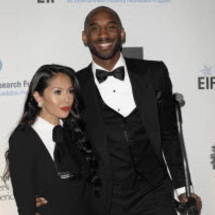 NBA player Kobe Bryan, (right) and Vanessa Bryant. Photo: AP