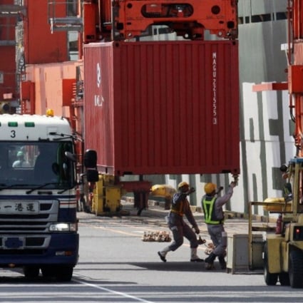 Japan's exports rose less than expected in April from a year earlier.