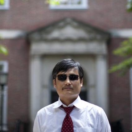 Chen Guangcheng at New York University last June. Photo: NYT