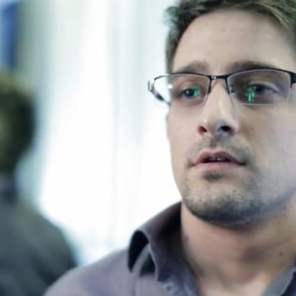 American school teacher Andrew Cromeek plays Edward Snowden in the short amateur film 'Verax'. Photo: Screenshot via YouTube