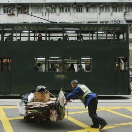 Hong Kong's street cleaners do a heroic job. Photo: Reuters