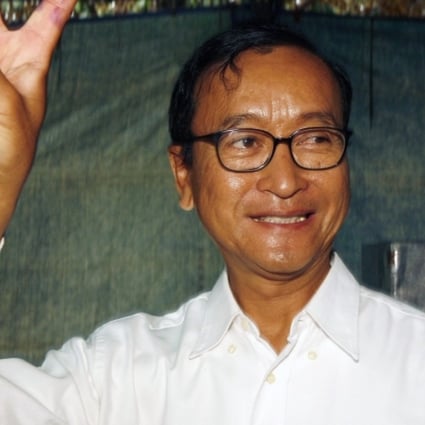 Cambodian opposition leader Sam Rainsy. Photo: Reuters