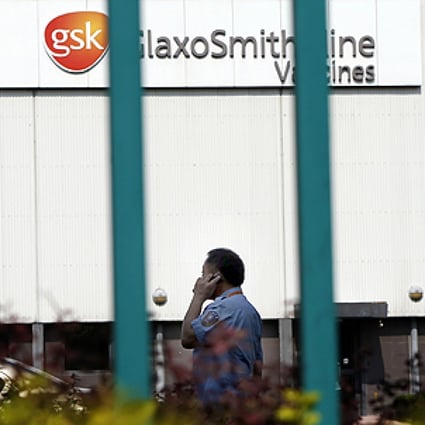 GlaxoSmithKline's factory in Shanghai. Chinese police have accused the drugmaker of bribing officials and doctors to boost sales.   Photo: Reuters