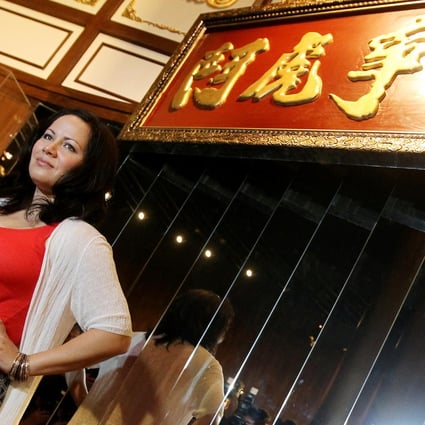 Shannon Lee attends the exhibition. Photo: K. Y. Cheng