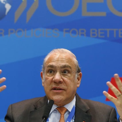 Angel Gurria, secretary-general of the Organisation for Economic Co-operation and Development (OECD). Asia is projected to contribute the biggest regional increment to global economic activity and form the biggest single share of the world economy by 2030. Photo: Reuters