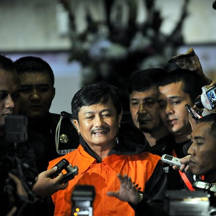 Rudi Rubiandini after his arrest over graft claims. Photo: Xinhua