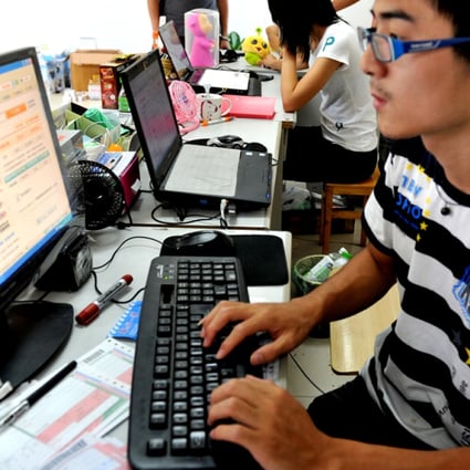 China's domain name service suffered the largest attack ever on a mainland internet address server at the weekend. Photo: Xinhua