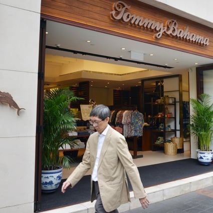 The Tommy Bahama shop in Wan Chai. The brand is looking to expand to other locations, possibly in Kowloon. Photo: Thomas Yau