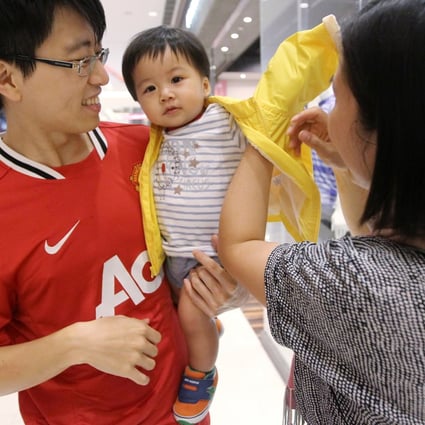 Cash handouts to couples who have children could be on the agenda. Photo: Edward Wong