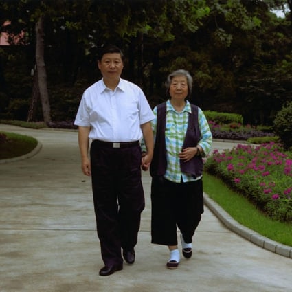 Xi Jinping with his mother in December. Photo: Xinhua