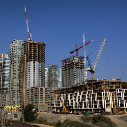 Contruction work progresses in Toronto. With debt already at record levels, homebuyers may face problems down the road. Photo: Bloomberg