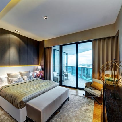 An apartment at the luxury Marina Bay Suites, where 22 units are being offered at prices 10 per cent below the secondary market. Photo: SCMP