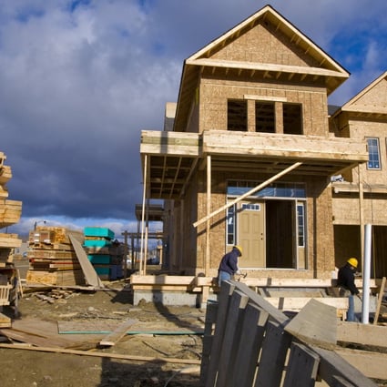 Home construction in Vaughan Valley, Toronto. Photo: Bloomberg