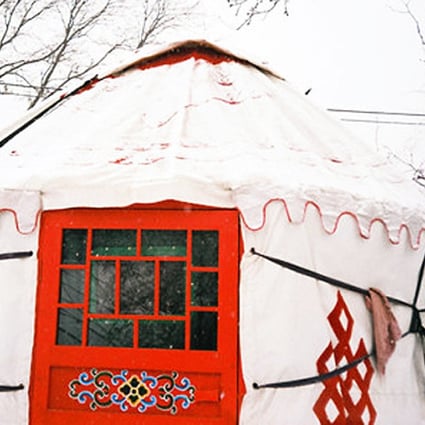 An image of the yurt in Beijing circulated on the internet. Photo: SCMP Pictures