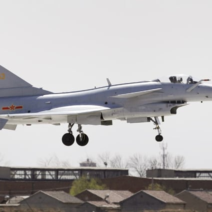 A Jian-10 fighter jet of China Air Force flying at Yangcun Air Force base on the outskirts of Tianjin municipality. The patriotic post went viral as China's new Air Defence Identification Zone sparked protests from neighbouring countries. Photo: Reuters