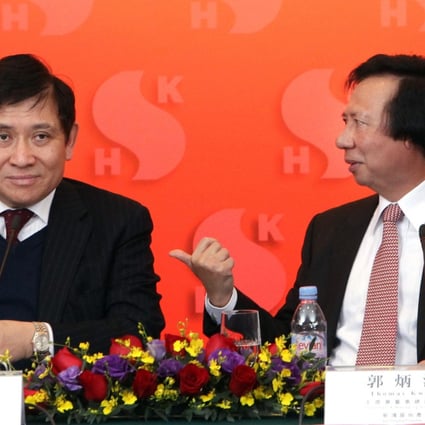 Raymond Kwok Ping-luen, left, and Thomas Kwok Ping-kwong.