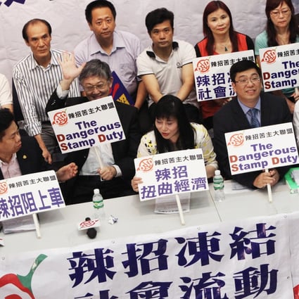 Industry groups protest against the measures. Photo: SCMP