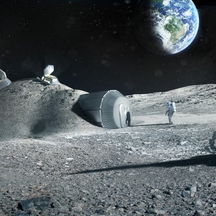 Architect Norman Foster is exploring the possibilities of using 3-D printing to construct a moon base